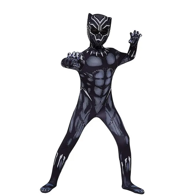 Dětský stylový kostým Black Panther