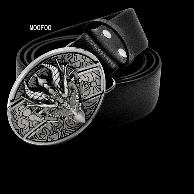 Men's belt with buckle