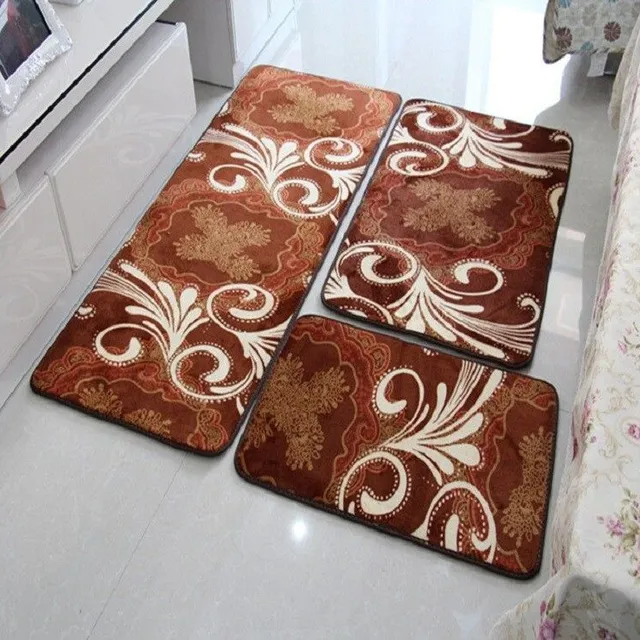 Bathroom mats with 3 pcs