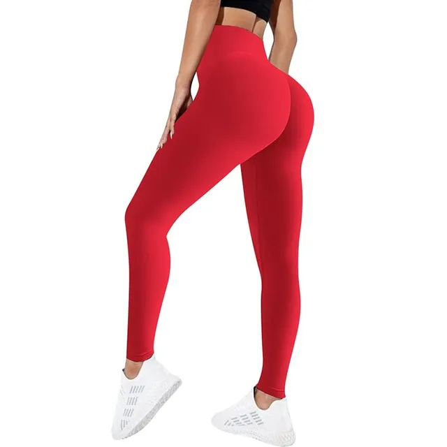 Legginsy damskie z wysokim stanem i seksownym efektem push-up do uprawiania sportu i fitnessu