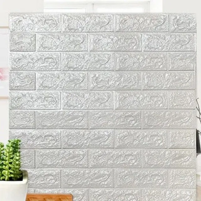 Self-adhesive wallpaper on wall G2355