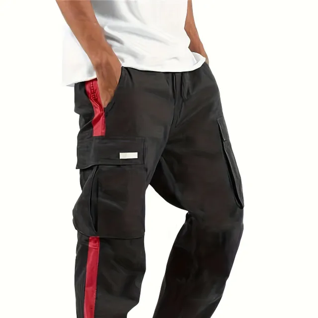 Men's Stylish Cargo Joggers with Capsules - Breathable