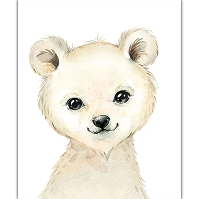 Obraz na plátne pre deti s motívmi zvierat