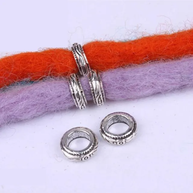 Metal hair rings