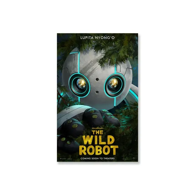 Stílusos poszter a kedvenc meséből: Rozzum a vadonban - The Wild Robot