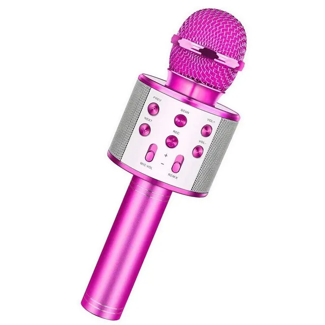 Microfon karaoke Bluetooth fără fir cu funcție de înregistrare