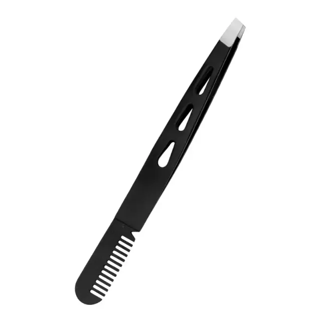 Curve pointed precision tweezers for eyebrows