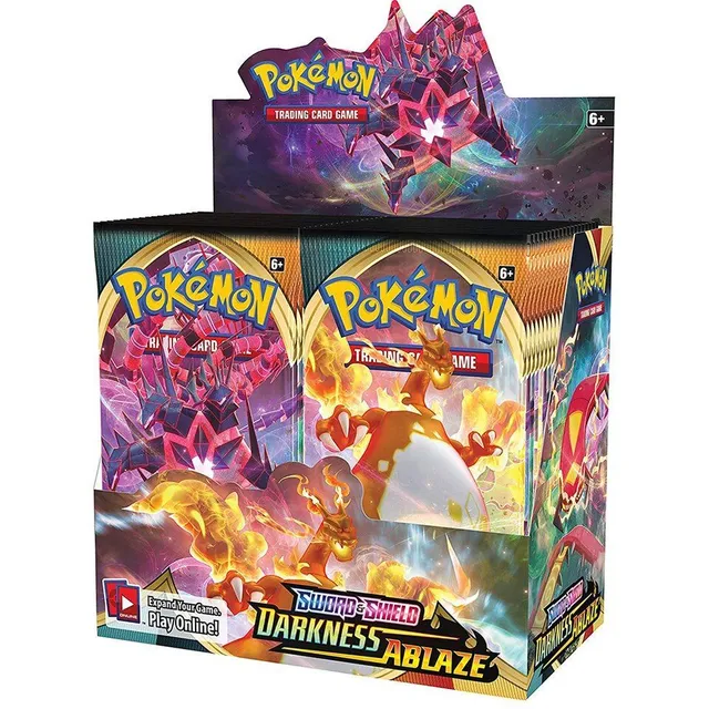 Karty Pokémon - celé balenie 324 ks - 36 balíčkov