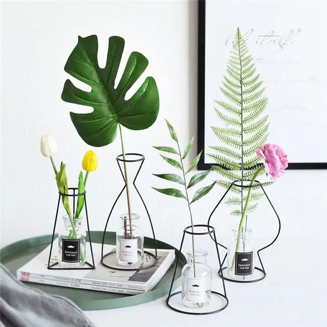 Luxury retro decoration in the shape of a flower vase