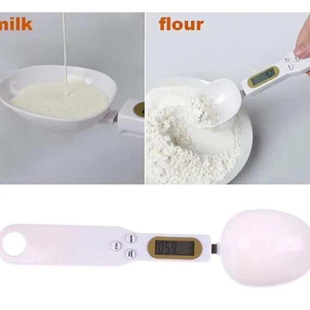 LCD kuchenny wagę Spoon