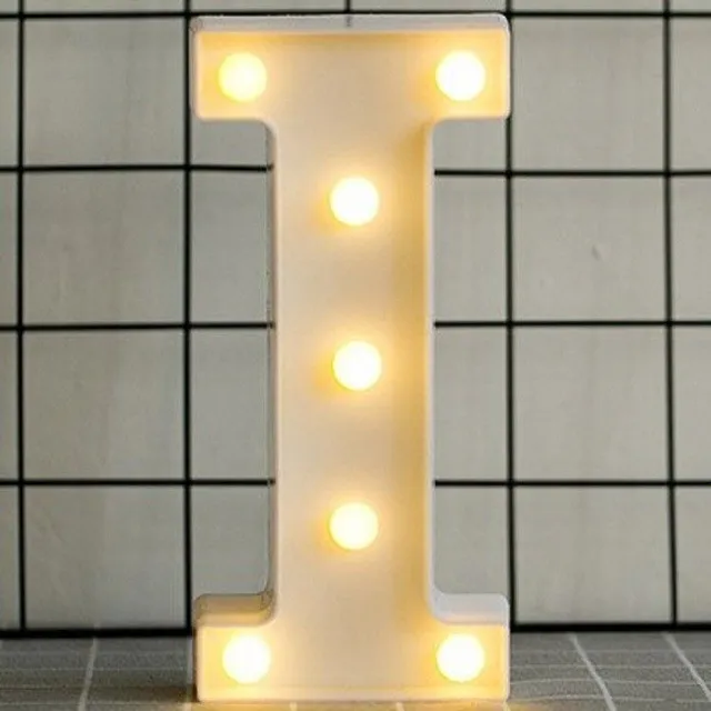 Decorative illuminating letters