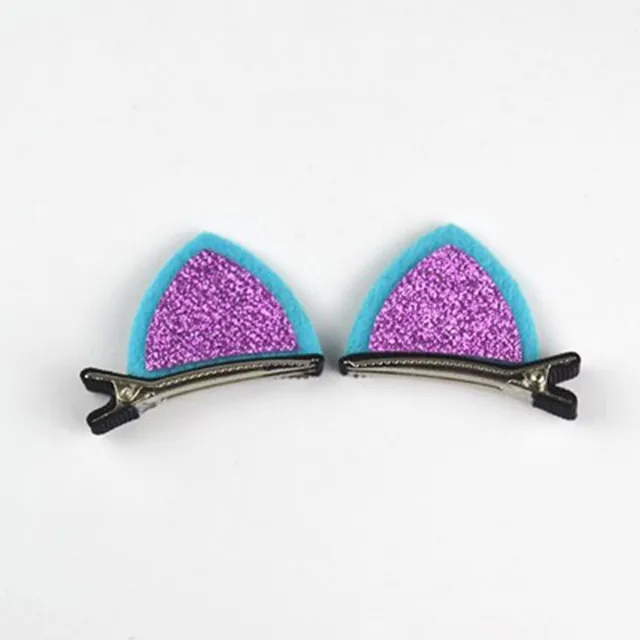 Barrettes mignonnes avec oreilles pour filles