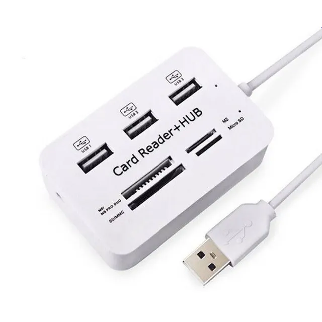 USB HUB a čítačka pamäťových kariet K929