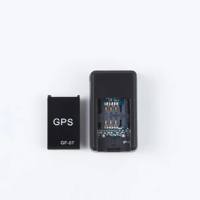 GPS tracker mini GF-07 cu suport magnetic, cartelă SIM și urmărire în timp real