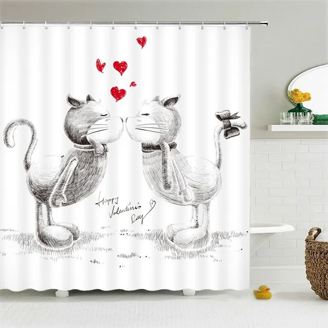 Funny shower curtain