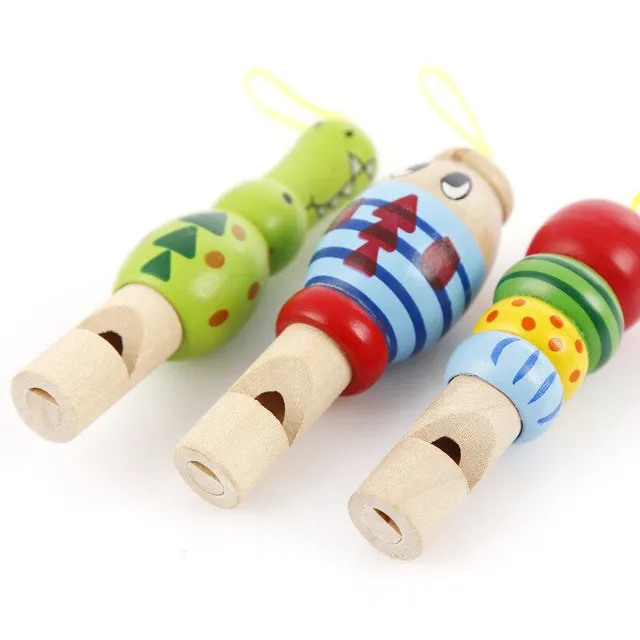 A child's wooden whistle