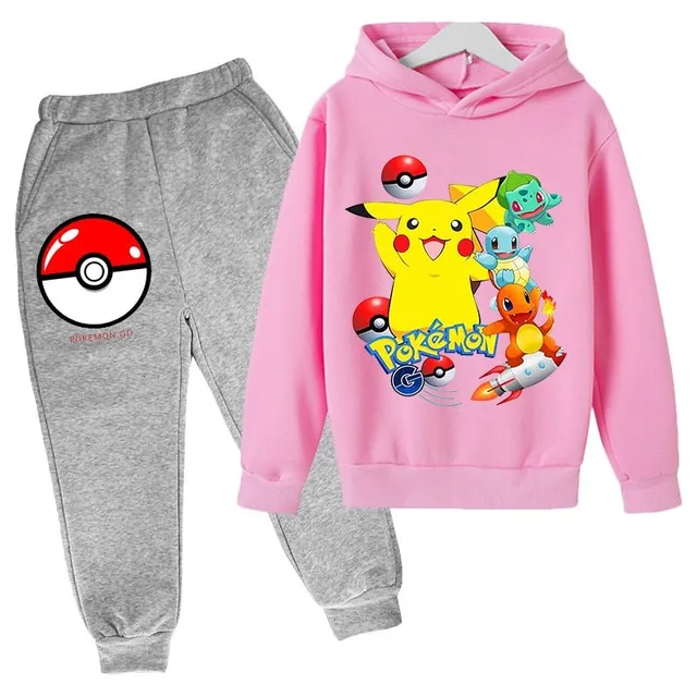 Kids stylish tracksuit with Pokémon motif - various types