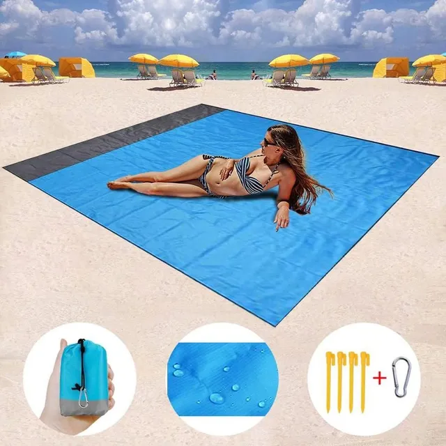 Vodotesná plážová deka v rôznych farbách