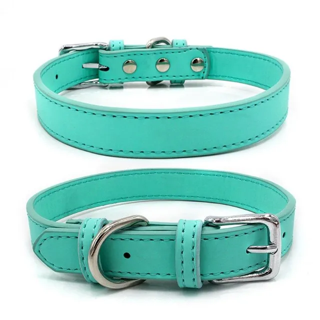 Luxury collar in imitation of skin for cats and dogs of small size - more colors Plinius