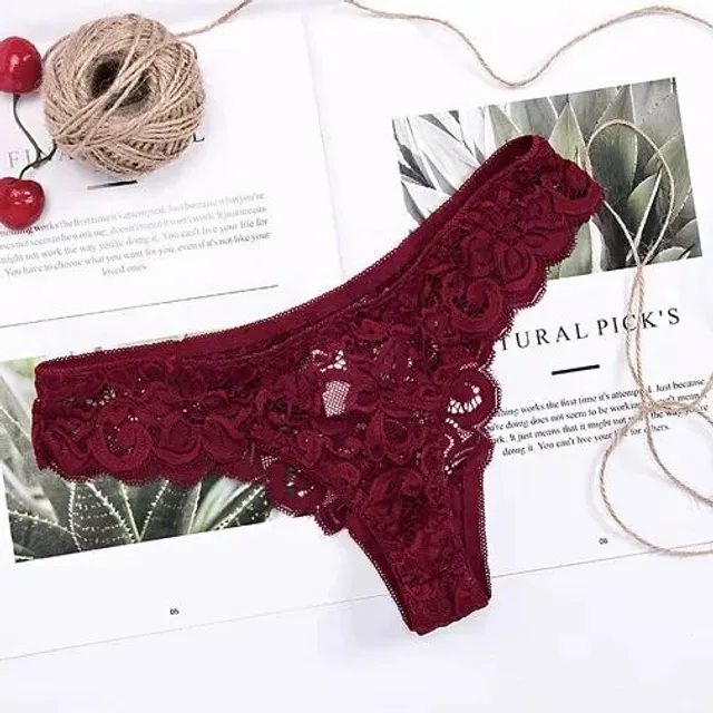 Sexy ladies panties - thong with lace Luren