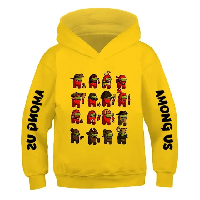Kids stylish sweatshirt with cool games Among U print