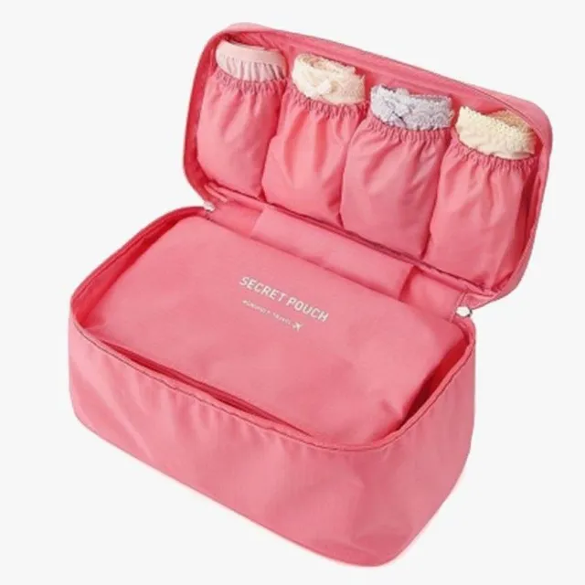 Travel lingerie organizer