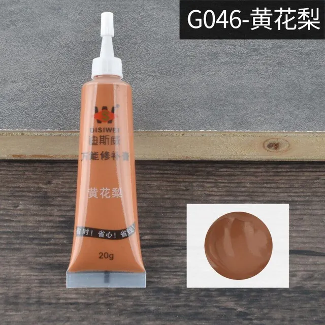 Paste for renovating wooden furniture Paste for wooden floors Quick scratch remover Repair paint 17 colours Furniture wax 20g