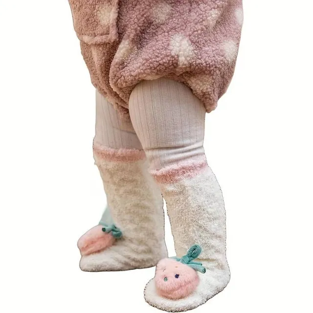 Dětské ponožky s motivem kreslených postaviček pro miminka a batolata