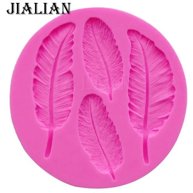 Silicone mould - feathers