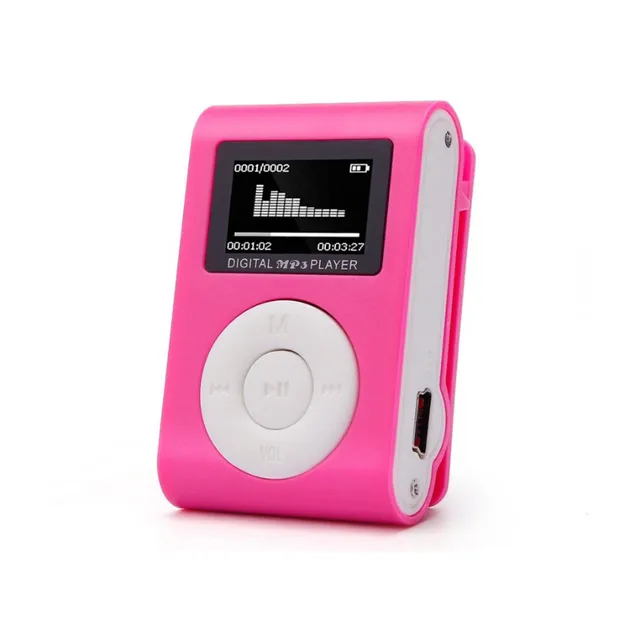 Mini MP3 lejátszó kijelzővel