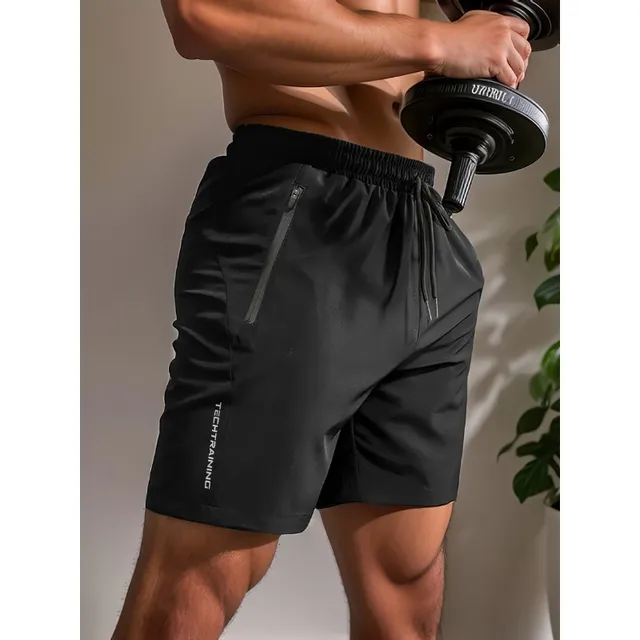 Men's casual shorts, drawstring, active beach shorts for summer fitness