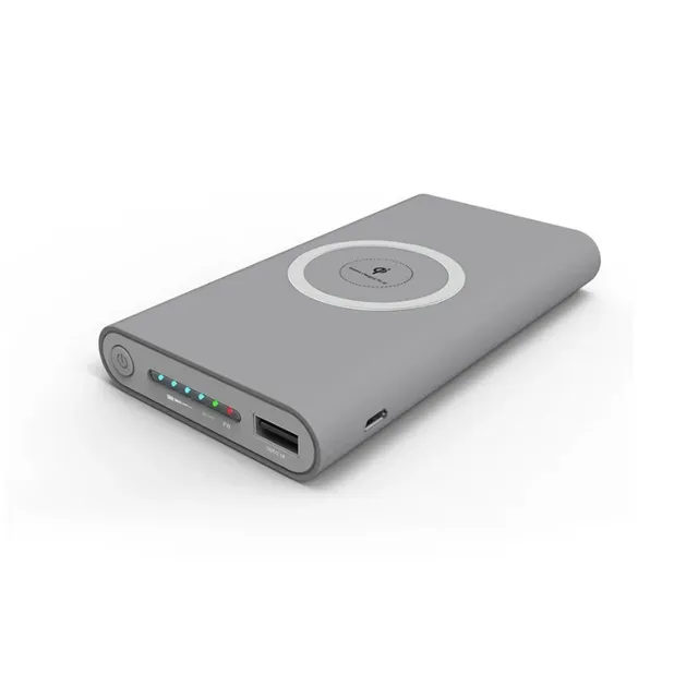 Încărcător wireless Qi - Power bank portabil universal de 10000mAh pentru iPhone și Android