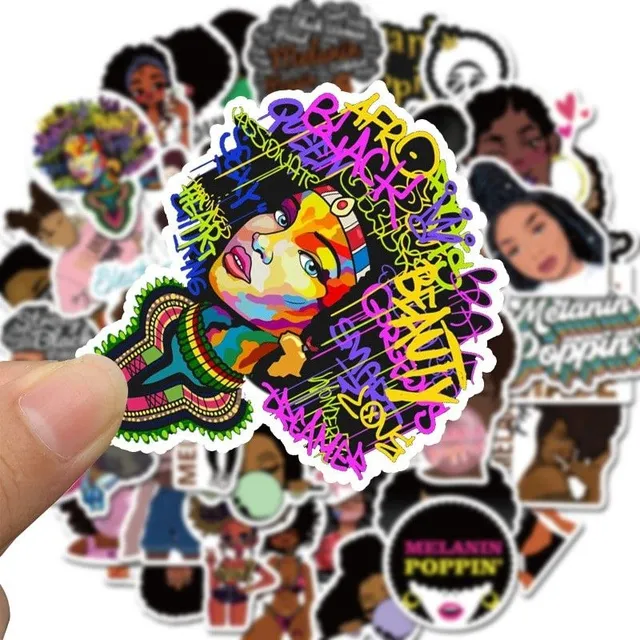 Women's stickers 50 pieces E101