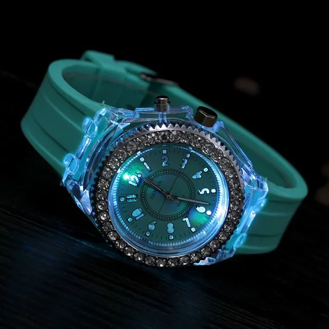 Ladies beautiful watch with luminous strap Afif
