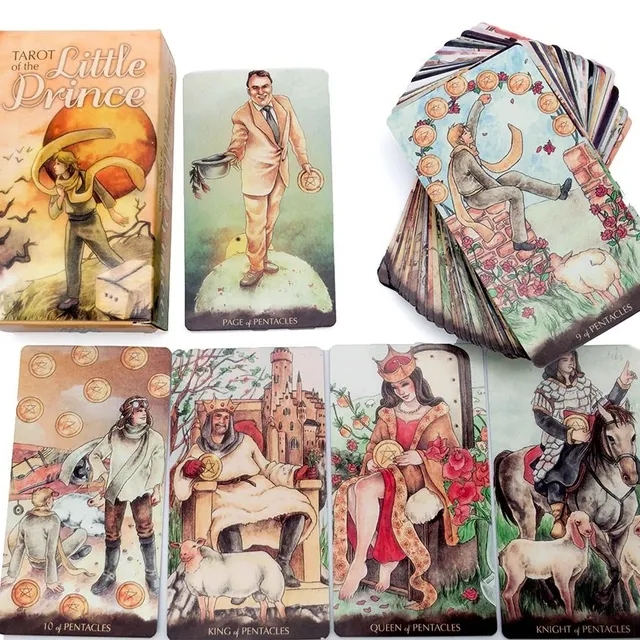 Pachet de cărți de tarot Mica Prințesă 78 bucăți