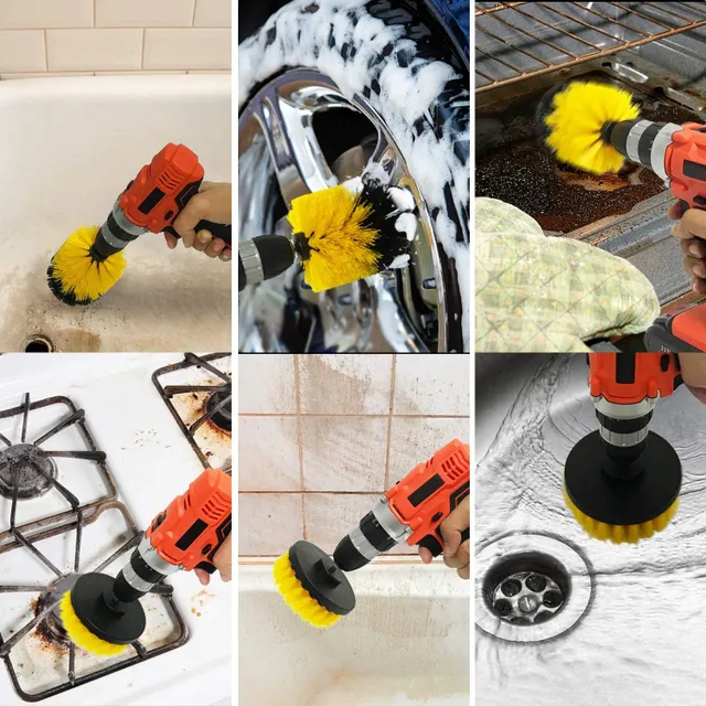 Multifunctional universal cleaning brush suitable for cleaning joints, tiles, bathrooms