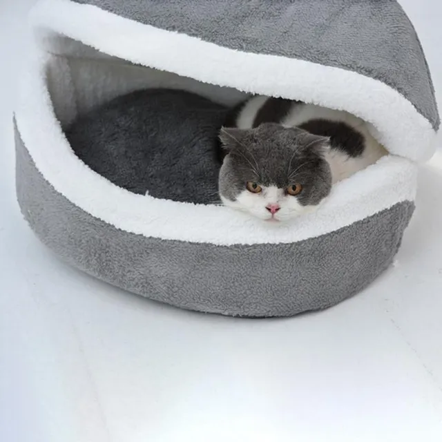 Gyönyörű pamut macskaágy