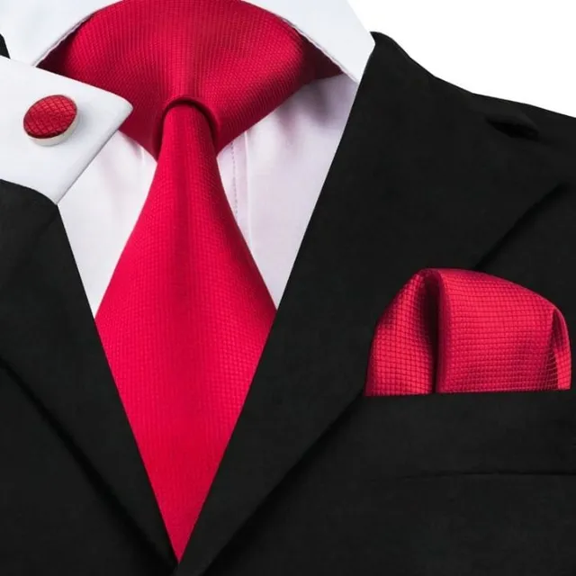 Men's luxury business set | Tie, Handkerchief, Cufflinks