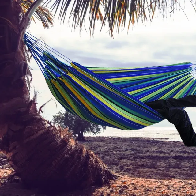 Large outdoor hammock - Portable double hammock for camping and garden