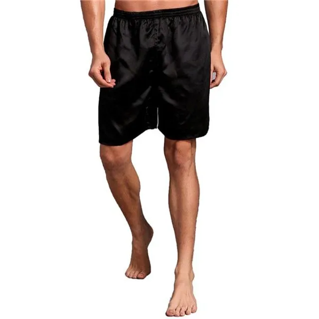 Men's velvet sleep shorts PULS SIZE