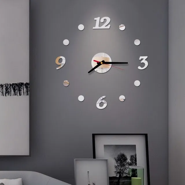 Stylish modern 3D clock