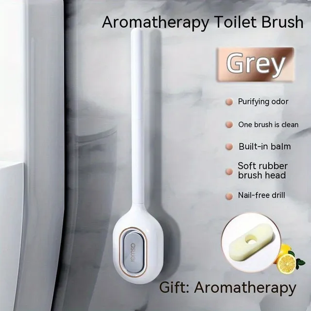 Wall set WC hooker with holder and aromatherapy - Practical and hygienic solution for your bathroom