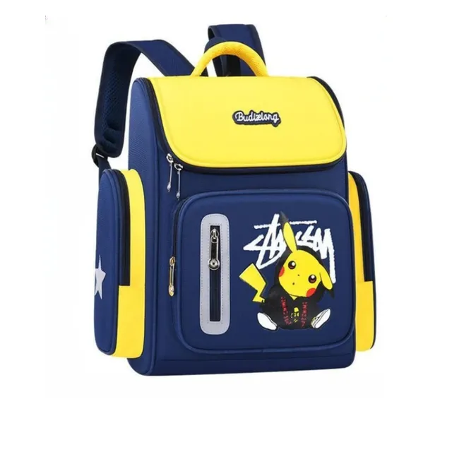 Children's school bag with the motif of Pokemon Pikachu Pikachu big
