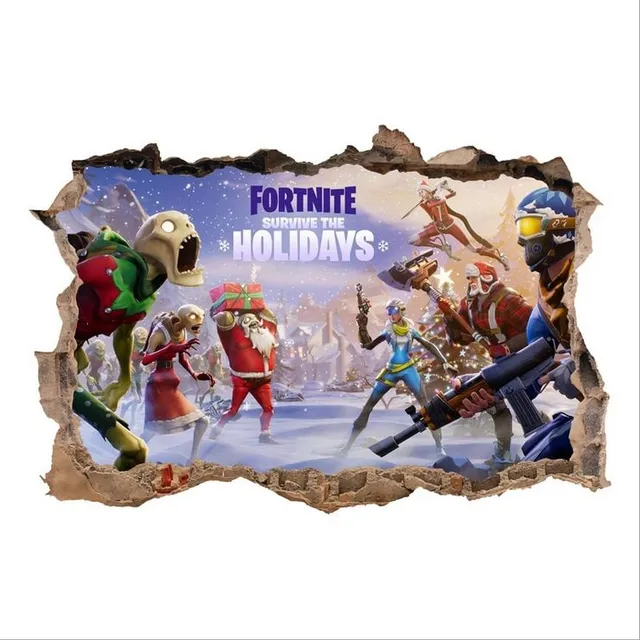 Stylish stickers with themes of the popular game Fortnite H 46-69cm