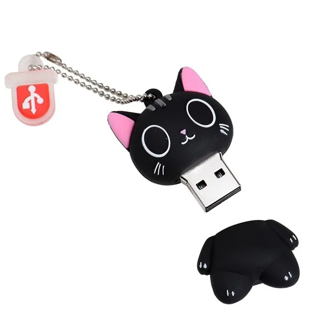 Stick USB pisicuță neagră