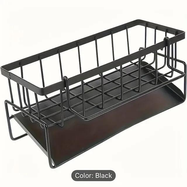 Stainless steel kitchen sink organizer