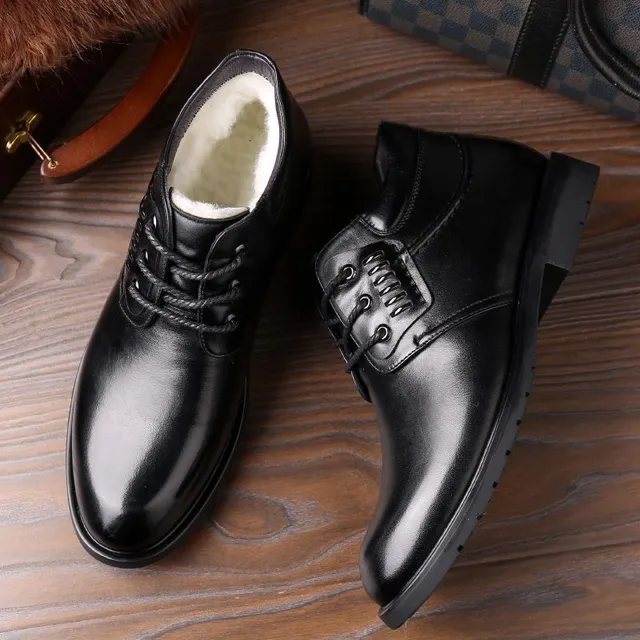 Men's insulated winter dress shoes