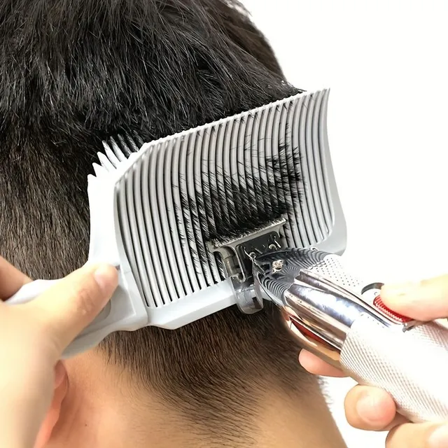 Universal hairdressing comb for smooth transitions and hair shaping, ideal for barbers and home use