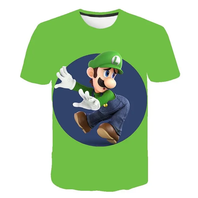 Frumos copil T-shirt cu imprimare 3D Mario 3124 4 roky