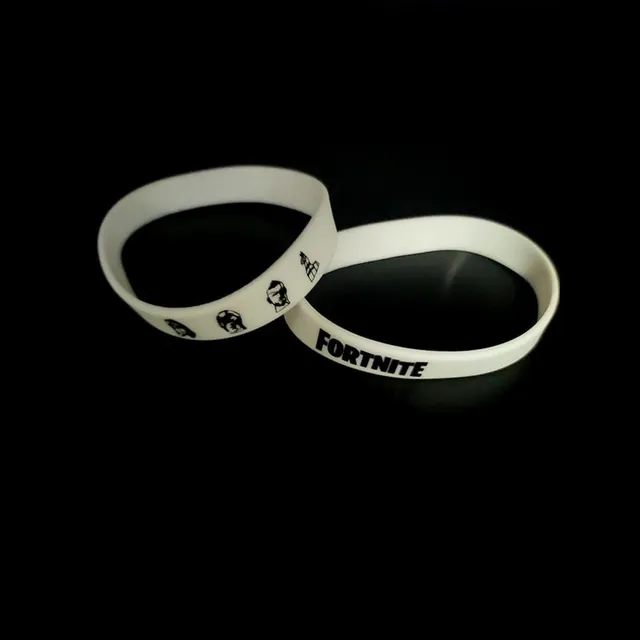 Stylish silicone bracelet with computer game motif
